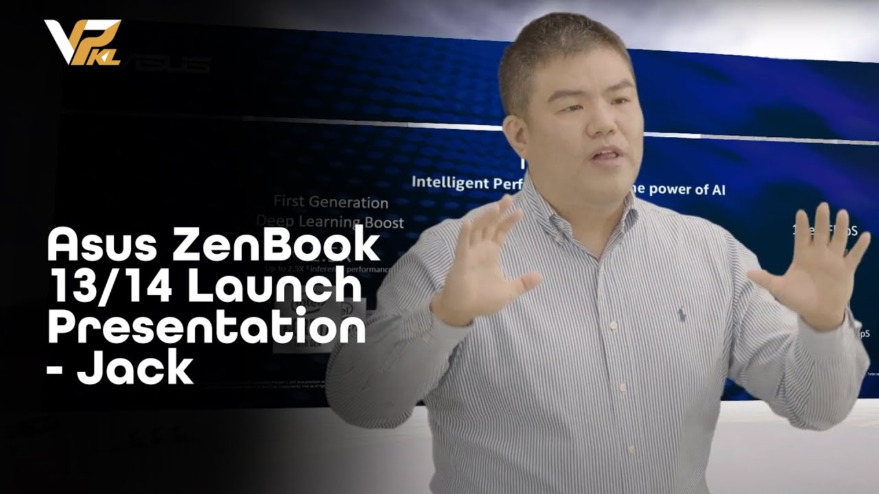 Asus ZenBook 13/14 Launch Presentation – Jack